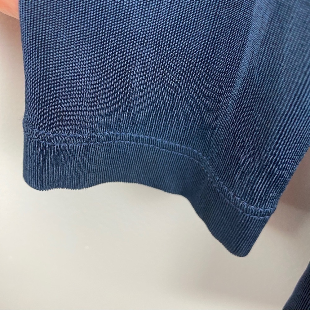 ✨3/$21✨ Chico’s Travelers Open Front Travel Jacket Cardigan Blue Size 0 (Small) - Picture 8 of 11